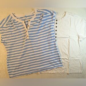 NWOT Bundle of 2 Tees: Lightweight, Cap Sleeves,